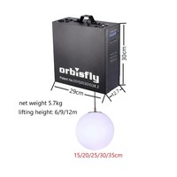 Iluminación de Bola Cinética de 16 Bits, Posicionamiento Preciso, Alta Velocidad de 75 cm/s, Puede Controlar Luces RGB y de Píxeles, Luces Profesionales para Escenarios