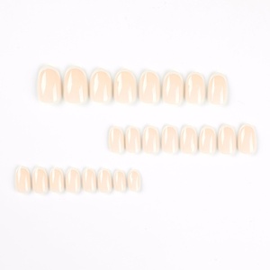 <span class=keywords><strong>Uñas</strong></span> Postizas Estilo Francés, Cortas y Ovaladas, de ABS, <span class=keywords><strong>Blancas</strong></span>, Adhesivos Desmontables para <span class=keywords><strong>Manicura</strong></span> - Product Image 4