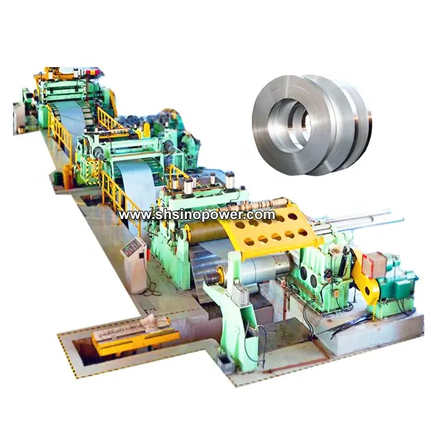Machine automatique de découpeuse de bobine d'acier en métal à vendre machine de découpe de bande métallique prix de machine de coupeur de bobine de tôle d'acier