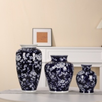 Vase et pots en céramique Art Déco de luxe Plum pour la décoration de salon et de chambre à coucher