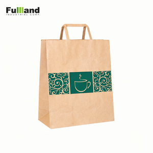 Competitive Price Superior Quality Food Service Kraft Paper <b>Bag</b> Premium Quality Custom Printed Kraft Takeaway <b>Bag</b> - Product Image 1