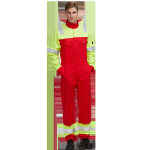 Overoles de Trabajo Ignífugos Hechos a Medida, 100% Algodón, Tallas L, XL, 2XL, para la Industria Petrolera, Química y Metalúrgica, Ropa de Seguridad - Product Image 4
