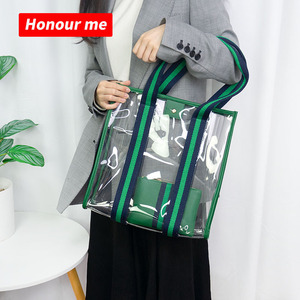 <span class=keywords><strong>Sac</strong></span> de maquillage en gros, <span class=keywords><strong>sac</strong></span> fourre-tout transparent en PVC, approuvé pour les stades, <span class=keywords><strong>sac</strong></span> fourre-tout transparent imperméable en plastique, <span class=keywords><strong>sac</strong></span> fourre-tout transparent - Product Image 6