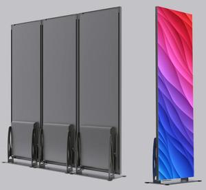 4K LCD Digital Poster Display P1.86 Vertical <b>Wall</b> Mountable Indoor Advertising <b>Screen</b> with Cloud CMS and Anti-Reflective Glass - Product Image 2