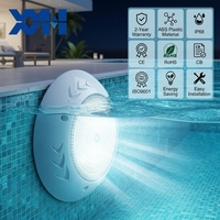 Lampes submersibles rondes étanches IP68 en ABS durable, éclairage LED pour piscine à montage en surface, prix d'usine