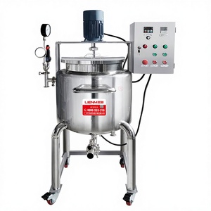 <span class=keywords><strong>Cuve</strong></span> de Mélange avec Agitateur Mélangeur Cosmétique Machine à Lait Corporel Industrielle Machine à Shampooing en Acier Inoxydable Nivel Laser 360 - Product Image 1
