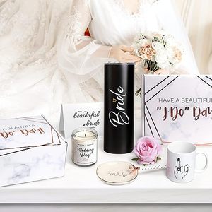 Regalos de Compromiso para Ella, Regalos de Boda con Vasos de Acero Inoxidable, Velas Aromáticas para la Novia, Set de Regalo para Despedida de Soltera - Product Image 3