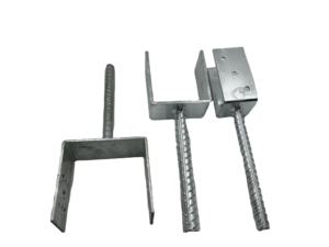 Galvanized Metal Timber <strong>Post</strong> Anchor Iron <strong>Concrete</strong> Fastener - Product Image 2