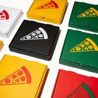 Boîtes à pizza personnalisées biodégradables réutilisables, boîte à pizza en carton ondulé