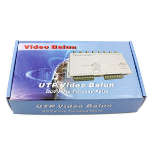 بسعر المصنع مراقبة 8CH فيديو سلبي Balun TVI AHD CVI CVBS 8 منفذ متعدد balun متصل بجهاز إرسال فيديو balun m - Product Image 3