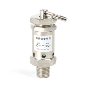 Chất Lượng Cao Mini Thép Không Gỉ SS304 Xả Van 1/4 \ "1/2 \" Bspt Npt Nam Chủ Đề 1Bar Áp Lực Cứu Trợ Không Khí Phát Hành Cho Khí - Product Image 3