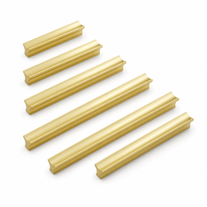 Tirador de Mueble de Aleación de Aluminio Dorado Mate, Perilla Moderna para Cajón de Armario y Guardarropa, Herraje Interior para Dormitorio y Cómoda - Product Image 3