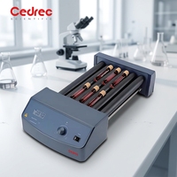 Mélangeur rotatif numérique de tubes de laboratoire à prix d'usine avec vitesse variable et 6 rouleaux, 0-70 tr/min, pour le mélange de sang en laboratoire