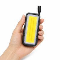 Wiederaufladbare Magnetische Inspektionsleuchte mit Flexiblem Schwanenhals LED COB Flutlicht Haken und Powerbank für Reparaturen