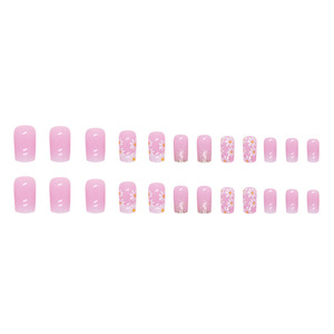 Pretty Oval <span class=keywords><strong>Uñas</strong></span> postizas Pintura Gel Verde oscuro Prensa en las <span class=keywords><strong>uñas</strong></span> Puntas artificiales con pegatinas de pegamento 24 piezas - Product Image 4