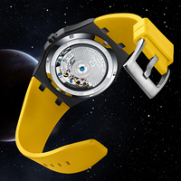 Montre automatique mécanique à double tourbillon pour homme, design original, mode décontractée, montre pour homme d'affaires FW-6460