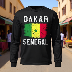 Camiseta de Manga Larga Dakar Senegal, Producto Promocional - Product Image 3