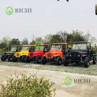 Jeep utilitaire 350cc avec boîte de chargement, puissant, grande cylindrée, idéal pour la ferme, le ranch, la construction, le transport de matériaux