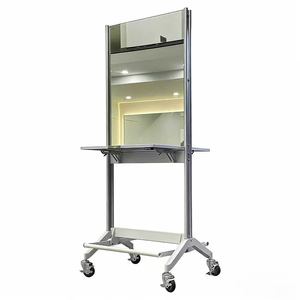 Espejo de Salón de Belleza Exclusivo, Espejo de Doble Cara, Simple, Móvil y Conveniente, Estilo Crema - Product Image 1