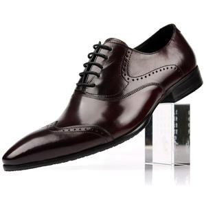 Élégantes Chaussures à Bout Pointu en Cuir Pleine Fleur de Vache, à Enfiler, pour Bureau et Carrière, Toutes Saisons, Mariage, avec Soutien de la Voûte Plantaire, Semelle Extérieure en Caoutchouc Imperméable et Amortie - Product Image 5