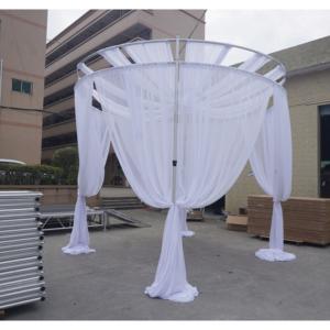 Adjustable Aluminum Silver Velvet <b>Backdrop</b> Decoration Wedding Trade Show Photo Booth Drapery <b>Stand</b> Portable Pipe and Drape - Product Image 3