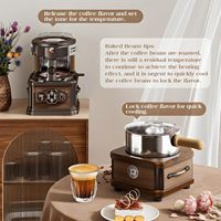 Machine de torréfaction de café à domicile automatique classique professionnelle petite torréfacteur de fèves de cacao Source d'alimentation électrique pour la vente à usage domestique