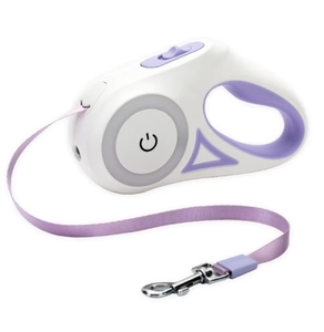 Correa de perro luminosa <span class=keywords><strong>LED</strong></span> retráctil automática suministros para mascotas transfronterizos para caminar estrangulación mascota promocional lista para la venta - Product Image 1