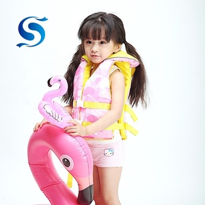 سترة نجاة للأطفال بسعر جيد، سترة نجاة قابلة للتعديل للأطفال، مقاومة للماء، مصنوعة من الفوم والأكسفورد، سترة سباحة - Product Image 1