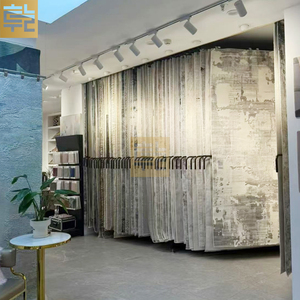 Đứng Miễn Phí Trang Kim Loại Chuyển Thảm Thảm Hiển Thị Đứng Cho Treo Khu Vực Lớn Thảm Thảm Tùy Chỉnh Cửa Hàng Mẫu Hiển Thị Giá - Product Image 2