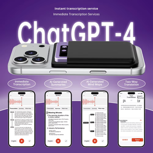 Grabadora <span class=keywords><strong>de</strong></span> <span class=keywords><strong>Voz</strong></span> con IA, Lápiz Magnético <span class=keywords><strong>de</strong></span> Grabación, Archivo MP3, Aleación <span class=keywords><strong>de</strong></span> Aluminio, Conector USB 2.0, Conversión <span class=keywords><strong>de</strong></span> <span class=keywords><strong>Texto</strong></span> sin Conexión, Asistente <span class=keywords><strong>de</strong></span> Traducción - Product Image 5