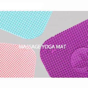 2021 nuevo diseño de esterillas de impresión 3D de masaje respetuosas con el medio ambiente precio razonable gimnasio Fitness Material plegable equipo de esterilla de Yoga de Pvc - Product Image 6