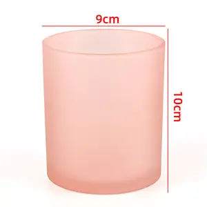 4 Inch Tall Glass Cylinder jar Pillar Candle Floating Candles Holders for Wedding Centerpieces