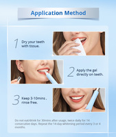Gel Blanqueador Dental de Peróxido de Hidrógeno de Grado Alimenticio Onugesmile 10ml, Productos Blanqueadores Dentales Sin Alcohol, Orgánicos