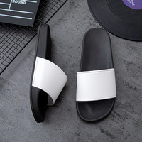 Sandal Selop PVC Anti Slip Warna Solid Motif Bunga untuk Dalam Ruangan, Rumah, Mandi, Pria Wanita, Modis, Semua Musim, Cocok untuk Pasangan