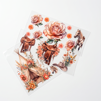 UV personnalisés pour les enveloppes de tasses, bouteilles et assiettes - Lavables, écologiques, décoration facilement transférable