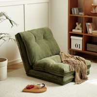 Canapé-lit moderne pliable pour chambre principale, tout-en-un, double usage, canapé-lit en tissu pour appartement, fauteuil de salon, fauteuil inclinable de loisirs