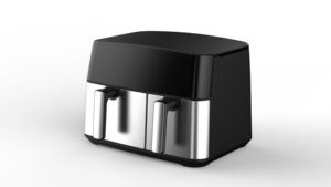 Đôi giỏ Nồi chiên không khí 2024 mới nhà bếp dầu miễn phí 9.5l kỹ thuật số điện kép Nồi chiên không khí với cửa sổ có thể nhìn thấy - Product Image 2