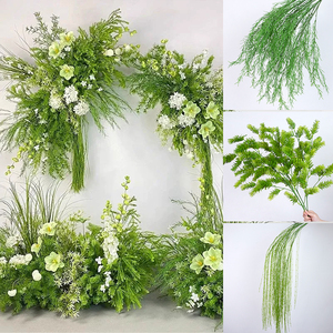 ใบเฟิร์นอะ<span class=keywords><strong>ส</strong></span>ปาร์กั<span class=keywords><strong>ส</strong></span>ประดิษฐ์แบบขาย<span class=keywords><strong>ส</strong></span>่ง กิ่งใบไม้แขวนตกแต่งได้ งอได้ <span class=keywords><strong>ส</strong></span>ำหรับตกแต่งซุ้มงานแต่งงาน ธี<span class=keywords><strong>ม</strong></span>ป่า - Product Image 2