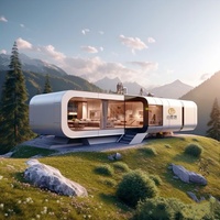 Casa Modular Prefabricada de Acero de Lujo Moderna 2025, 3 Dormitorios, Estructura de Acero Duradera, Certificación CE