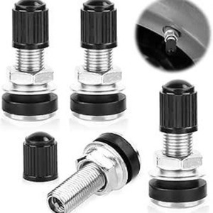 Válvula sin Cámara con Tapa Antipolvo para Neumáticos de Automóviles y Motocicletas W111 LX-16, Repuesto para Reparación - Product Image 1