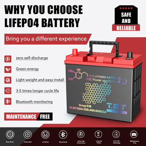 Aki Mobil LiFePo4 (GROUP 51R) 12.8V 28AH Performa Tinggi |   Bebas Perawatan, Pengosongan Daya Sendiri Rendah, Merek T.E.T, Garansi 2 Tahun - Product Image 4