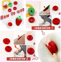 Botón a presión de plástico de decoración multiusos de 10mm, 13mm y 15mm para correa de mochila, ropa para mascotas, productos para bebés, accesorios para manualidades DIY