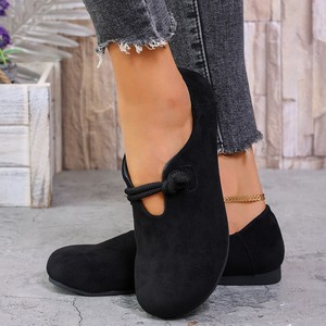 <span class=keywords><strong>Mocassini</strong></span> Leggeri da <span class=keywords><strong>Donna</strong></span> con Taglio a V e Decorazione a Nodo, Suola Morbida in <span class=keywords><strong>Camoscio</strong></span>, Calzature Casual da Ufficio per Autunno ed Estate - Product Image 3