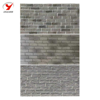 Panneaux de briques en PU légers, imperméables, imitation brique 3D pour la décoration murale intérieure