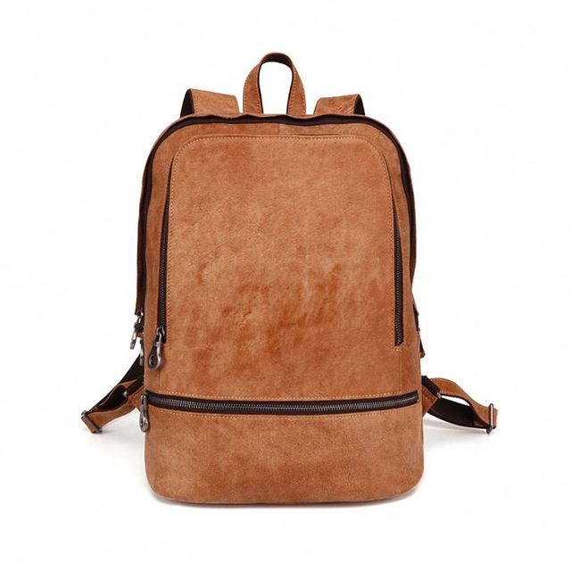 BEARKY Luxury Unisex Designer Vintage Style Backpack Waterproof Leather Convertible Duffel Bag with Zipper Closure Cotton Lining