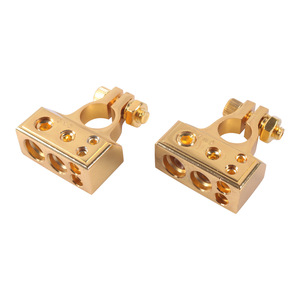 Screw <b>Terminals</b> Brass 33 Positions Car Audio Battery <b>Terminal</b> Positive Negative Pair - Product Image 4