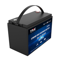 Batterie au lithium LiFePO4 à semi-conducteurs TNE 12V 24V 36V à décharge profonde 50Ah 100Ah 200Ah 300Ah 6000 cycles pour moteur de pêche à la traîne, camping-car et caravane