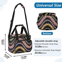 Sac de pique-nique isotherme portable en nylon imperméable, grand format, avec doublure PEVA, motif floral Aloha Puakenikeni, idéal pour la plage