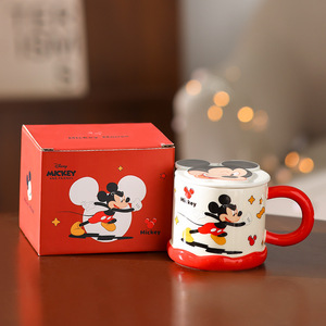 <span class=keywords><strong>Taza</strong></span> de Cerámica con Diseño de Mickey y Minnie, con Tapa 3D, Linda <span class=keywords><strong>Taza</strong></span> de Café para Niños, Regalos de Cumpleaños y <span class=keywords><strong>Navidad</strong></span> - Product Image 6