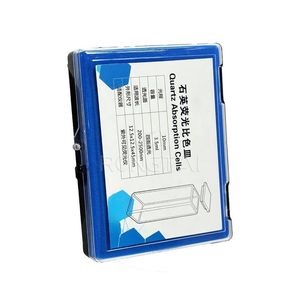 RONGTAI Laboratório 10mm Quartz Cuvette China Atacadista RT751 2 Pcs/Box Colorímetro Fotomecânico Quartz Cuvette - Product Image 2